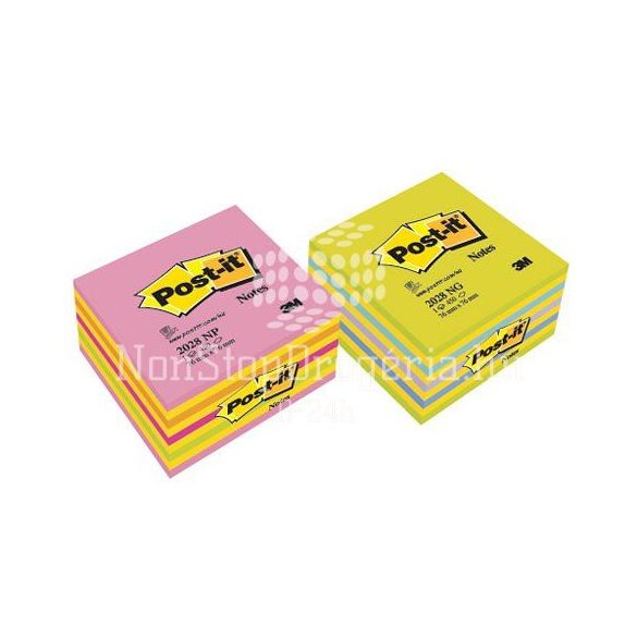 Post-it 2028NP 76x76mm 450lap n.pink 2027X