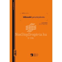 Időszaki pénztárjelentés 25x4lap B.13-21/V Pátria