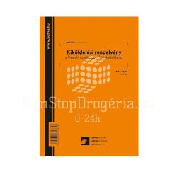   Belföldi kiküldetési rendelvény és költségelszámolás 25x2 lapos tömb A/4 fekvőB.18-70/UJ/V
