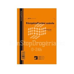   Készpénzfizetési számla 50x3lap 2áfás B.13-373/D/V E Pátria