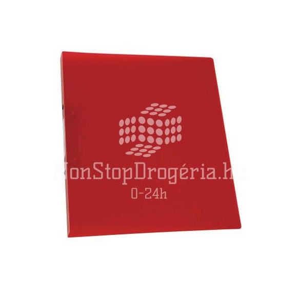 Gyűrűskönyv A/4 2gyűrűvel 20mm Standard PP Q-Connect piros