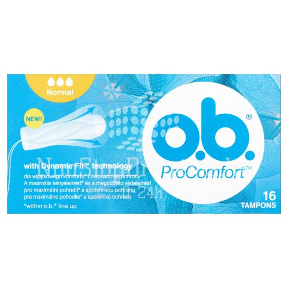 o.b. tampon 16 db ProComfort Normal (6 db/#)