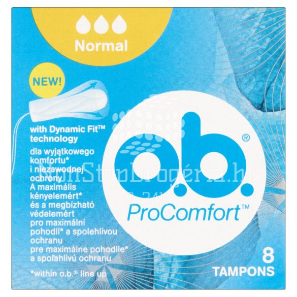o.b. tampon 8 db ProComfort Normal (24 db/#)