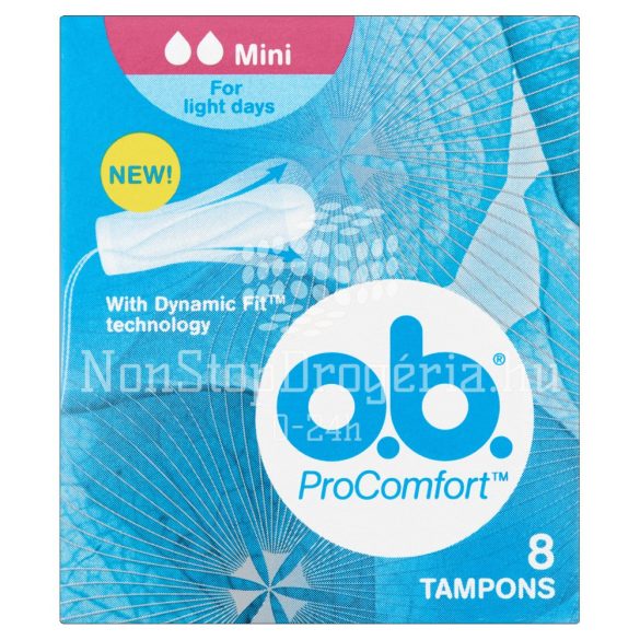 o.b. tampon 8 db ProComfort MINI (24 db/#)