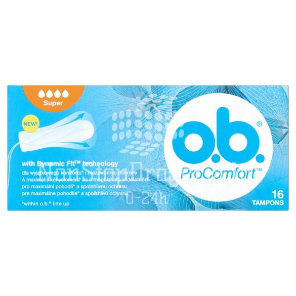 o.b. tampon 16 db ProComfort Super (6 db/#)
