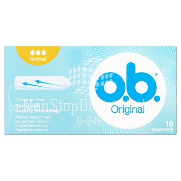 o.b. tampon 16 db Original Normal (6 db/#)