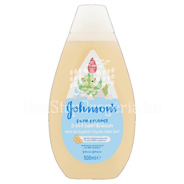 JOHNSON’S® Pure Protect 2 az 1-ben fürdető és tusfürdő gyermekeknek 500 ml