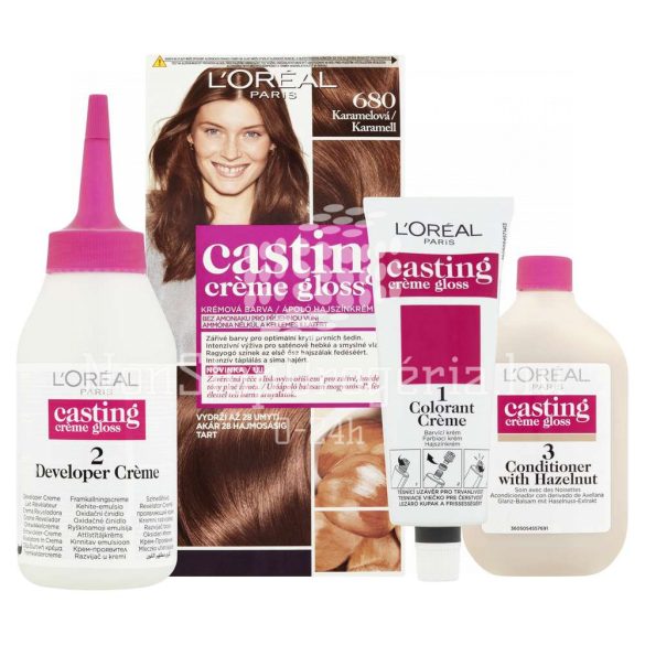 L ORÉAL Casting Créme Gloss Hajfesték 680 Karamell