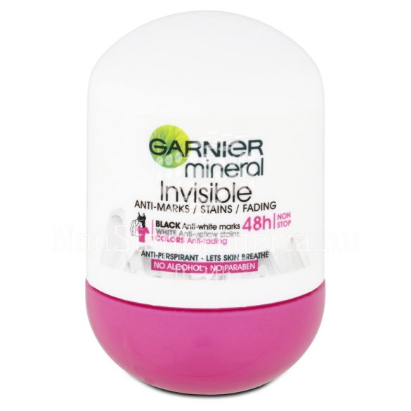 GARNIER Mineral Deo Roll-On 50 ml Invisible Black&White