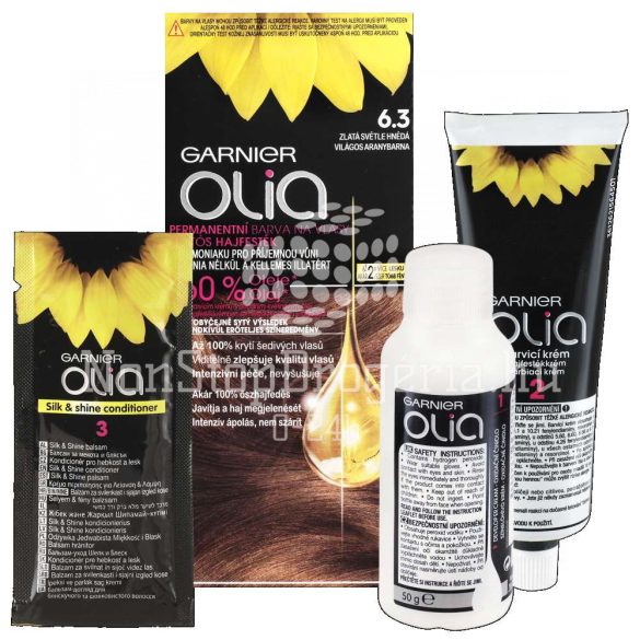 GARNIER Olia Tartós Hajfesték 6.3 Világos Aranybarna