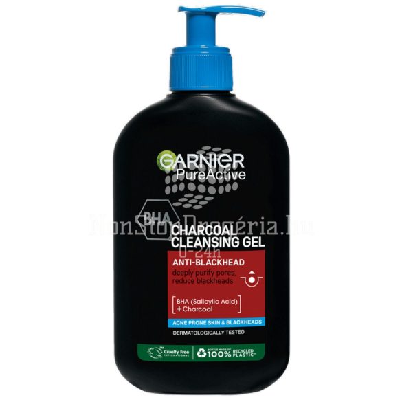GARNIER Skin Naturals Pure Active Tisztító Gél  Mitteszerekre és Pattanásokra 250 ml