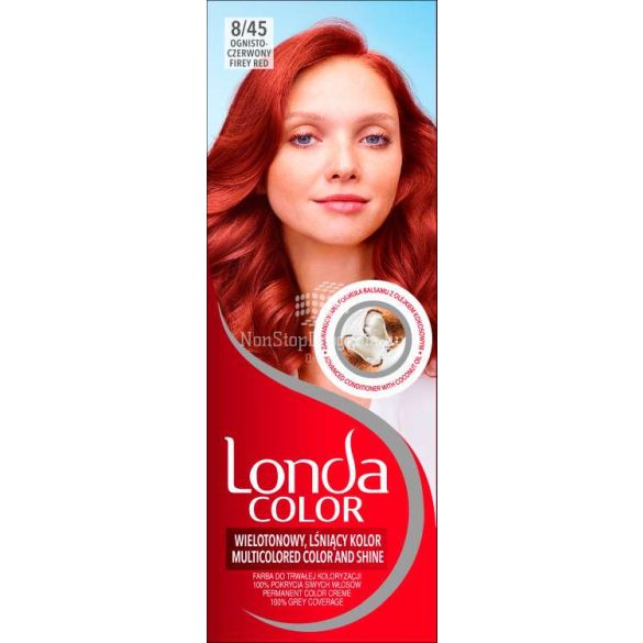 LONDA Color Krémhajfesték (8/45) 47 Tűz Vörös