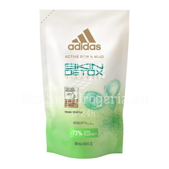 ADIDAS Női Tusfürdő utántöltő 400 ml Detox Clean