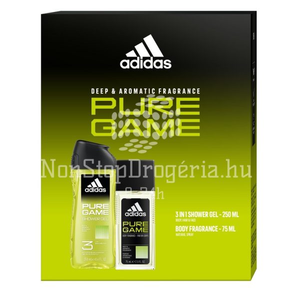 ADIDAS ajándékcsomag Pure game (Natural Spray + tusfürdő)