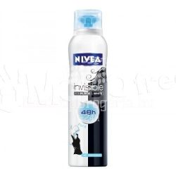 NIVEA DEO SPRAY 150ML INVISIBLE PURE Black and White