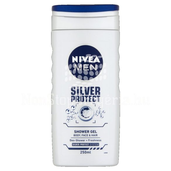 NIVEA MEN tusfürdő 250 ml Silver protect