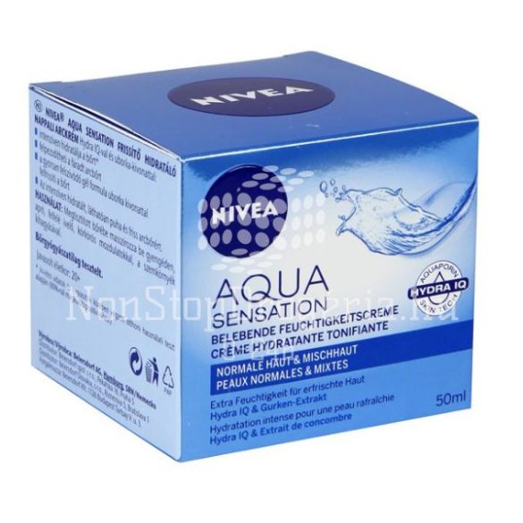 Nivea Aqua Sensation Hidratáló Arcápoló Gél-krém 50ml