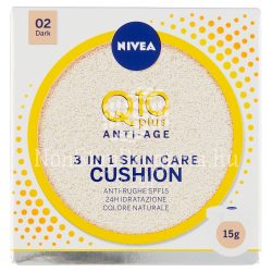   NIVEA Q10 PLUS alapozó Cushion sötétebb tónusú bőrre 15 ml