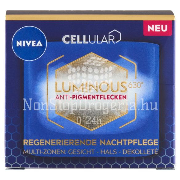 NIVEA Cellular Luminous 630 Pigmentfoltok elleni éjszakai krém 50 ml