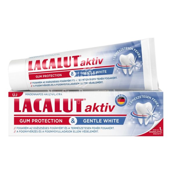 Lacalut fogkrém 75 ml Gum protection & gentle white Aktiv