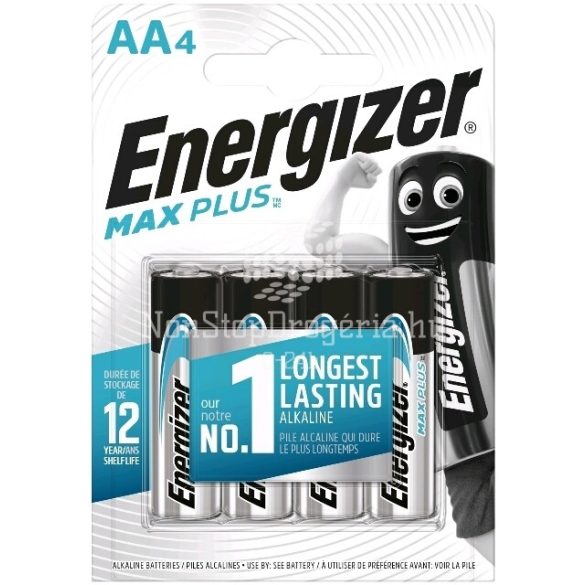Elem Energizer MAX PLUS ceruza E91 AA 4db/csm NZAXP6A1