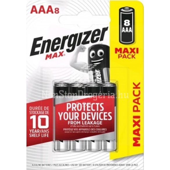 Elem Energizer MAX mikro E92 AAA 8db/csm NZAX6O15