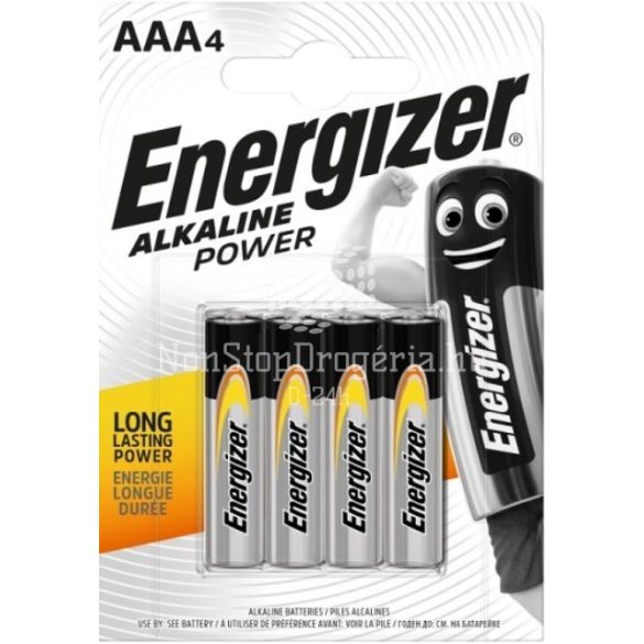 Elem Energizer Power mikro E92 AAA 4db/csm NZAP6O02