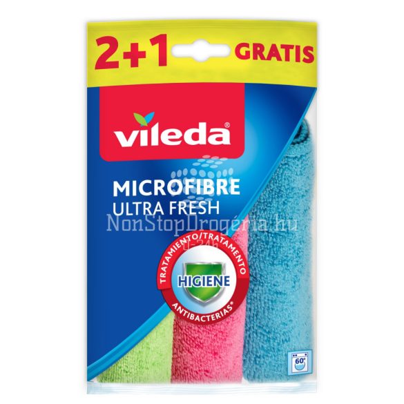 VILEDA Ultra Fresh mikroszálas törlőkendő 3 db