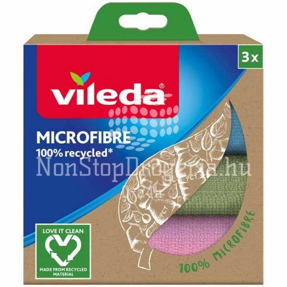 VILEDA Recycled mikroszálas törlőkendő 3 db
