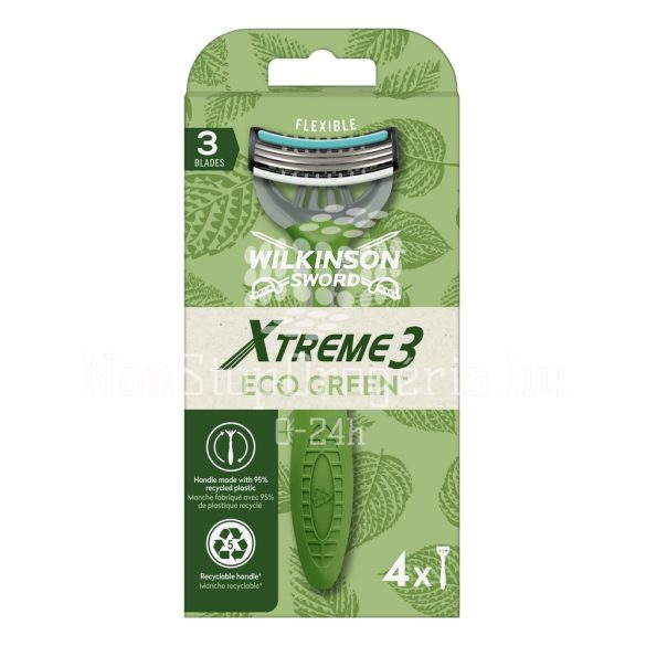 Wilkinson Xtreme3 EcoGreen borotva 4 db