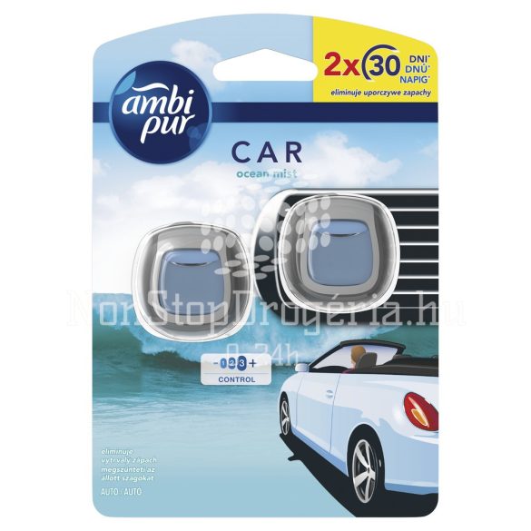 AmbiPur Car autóillatosító 2x2 ml DUO Ocean Mist
