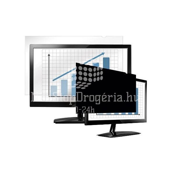 Monitorszűrő betekintésvédelmi Fellowes PrivaScreen™, 518x324 mm, 23", 16:9