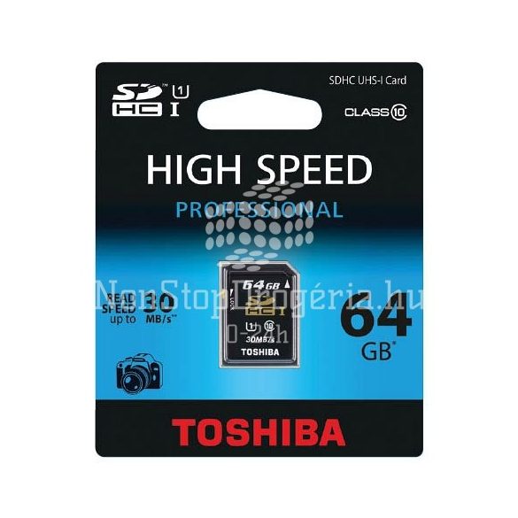 Memóriakártya TOSHIBA SDXC Class 10 64GB