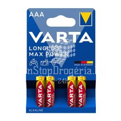 Elem Varta Max-Tech alkáli LR3 mikro 1,5V 4db 4703101404