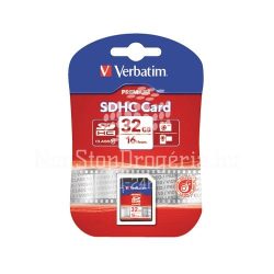 Memóriakártya VERBATIM SD Class 10 32GB 439633