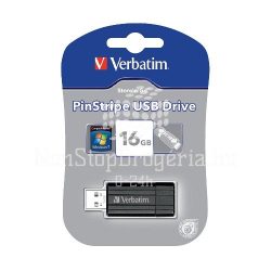   USB drive Verbatim USB 2.0 16GB 10/4 MB/s "PinStripe" 49063