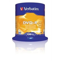 DVD-R Verbatim 4,7GB 16x 100 db/henger