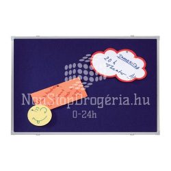 Textiltábla 90x180cm PT2 307 / EL-PT7 Franken kék