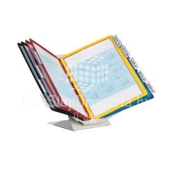 Bemutatótáblatartó10 panellel asztali Durable Vario 5570