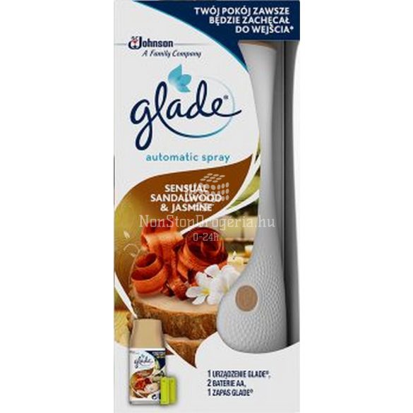 Glade® Automatic Spray készülék 269 ml Sensual szantálfa és jázmin