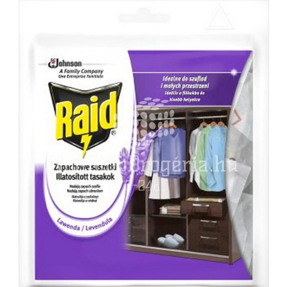 Raid® molyirtó illatosított tasakok levendula illattal 18 x 1,5 g