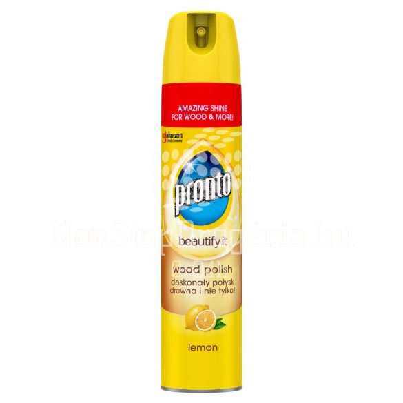 Pronto® Expert Care bútorápoló aerosol 250 ml Lemon