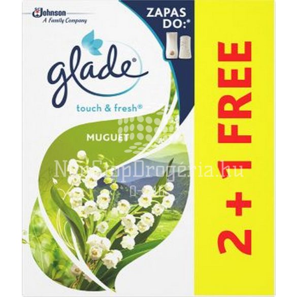 Glade® Touch&Fresh utántöltő 10 ml 2+1 Gyöngyvirág