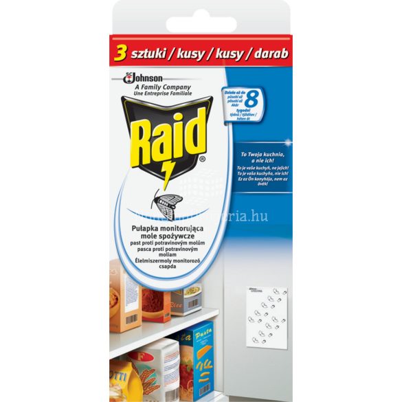 Raid® Élelmiszermoly monitorozó csapda 3 db