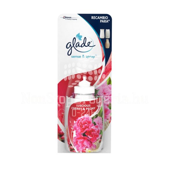 Glade® Sense&Spray™ utántöltő 18 ml Zamatos cseresznye és bazsarózsa
