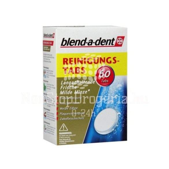 Blend-A-Dent Mild Mint műfogsortisztító tabletta