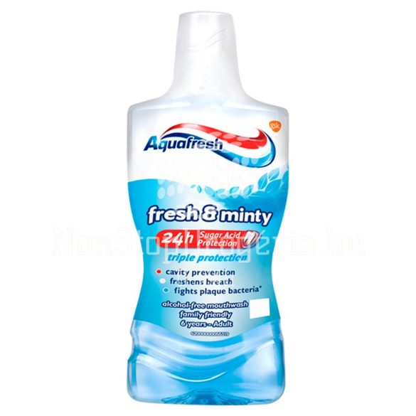 Aquafresh Fresh&Minty alkoholmentes szájvíz 500 ml
