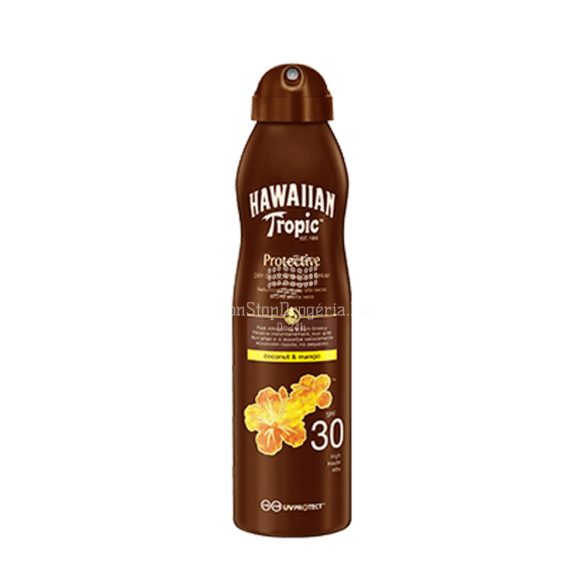 HAWAIIAN TROPIC SPF30 száraz olaj spray 177/180 ml