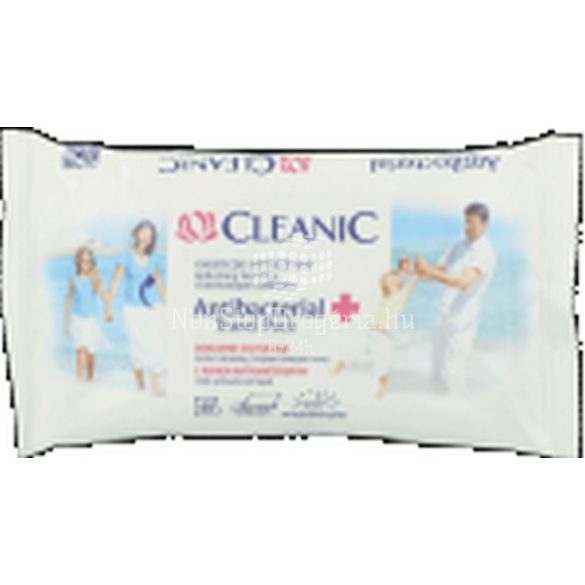 CLEANIC antibakteriális frissítő törlőkendő - Antibacterial Travel pack 40 db