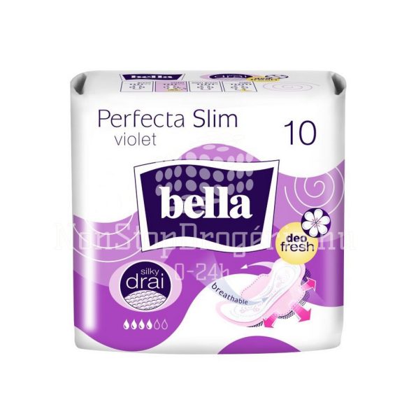 BELLA PERFECTA Deo Fresh Violet Egészségügyi Betét 10 db